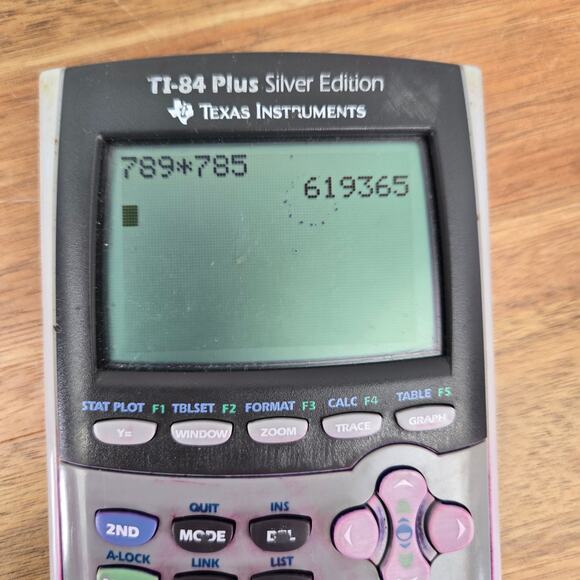 Texas Instruments TI-84 Plus Silver Edition Graphing Calculator Silver Gray Math - Picture 8 of 8